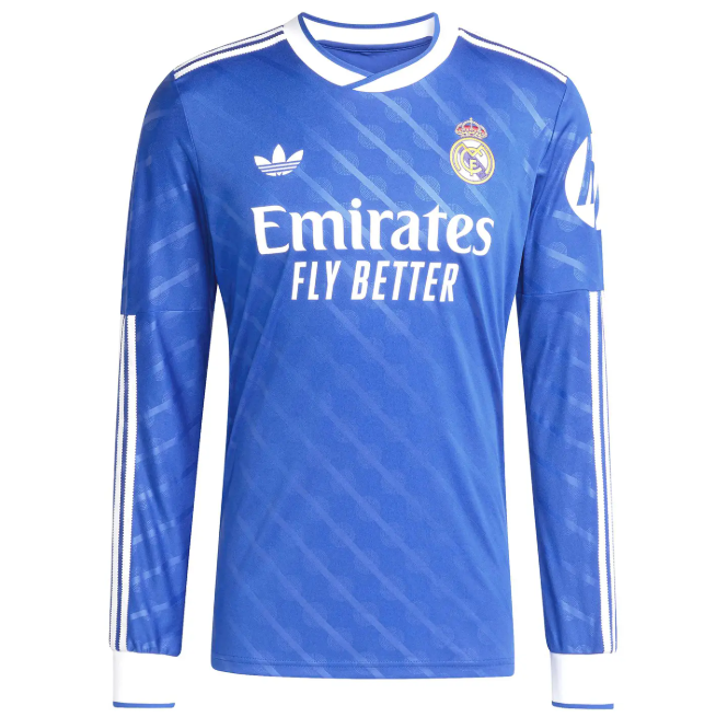 2025-26 Real Madrid Third Long Sleeve Soccer Jersey Shirt